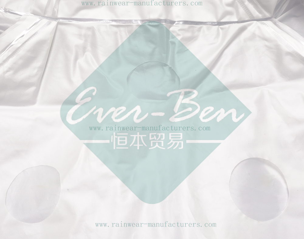 EVA waterproof clothing vent holes